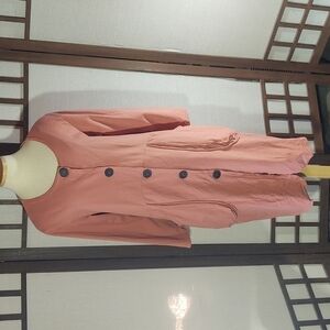 Bella Amore Pink Lagenlook Style Midi Dress S/M